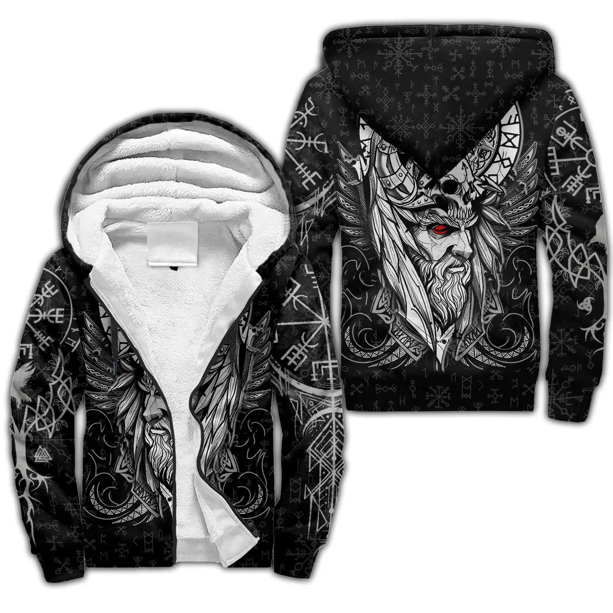 Vikings Zip Hoodie Jackets