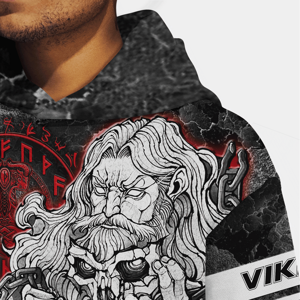 Viking All Over Printed Hoodie