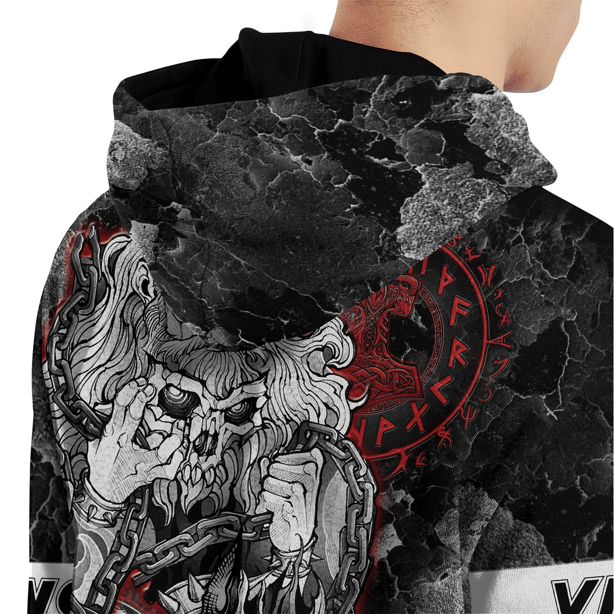 Viking All Over Printed Hoodie
