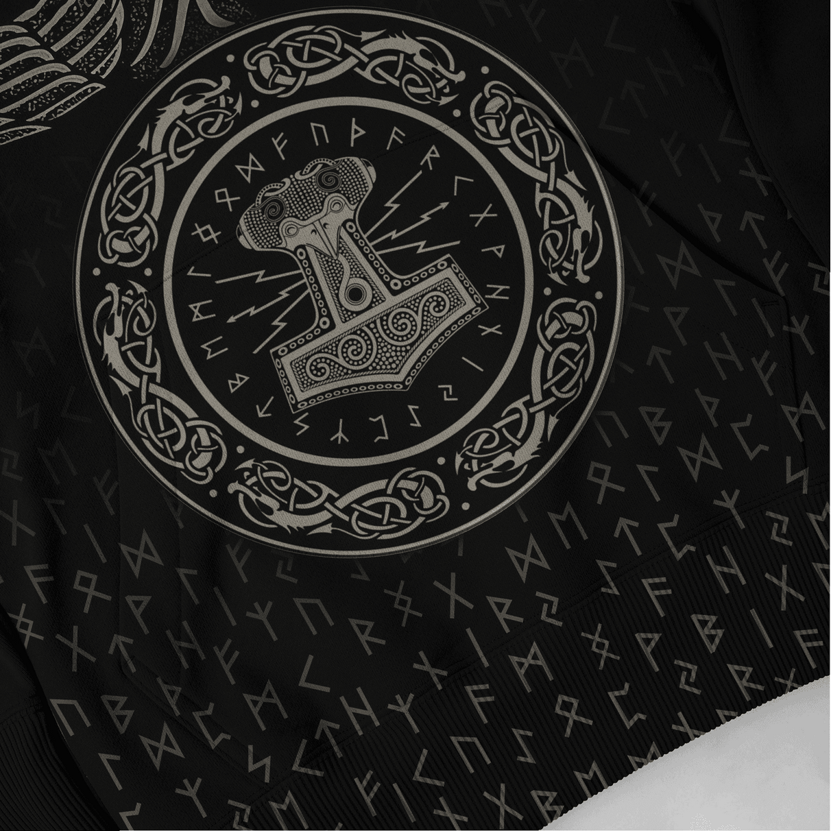 Vikings Thor's Hammer Hoodie