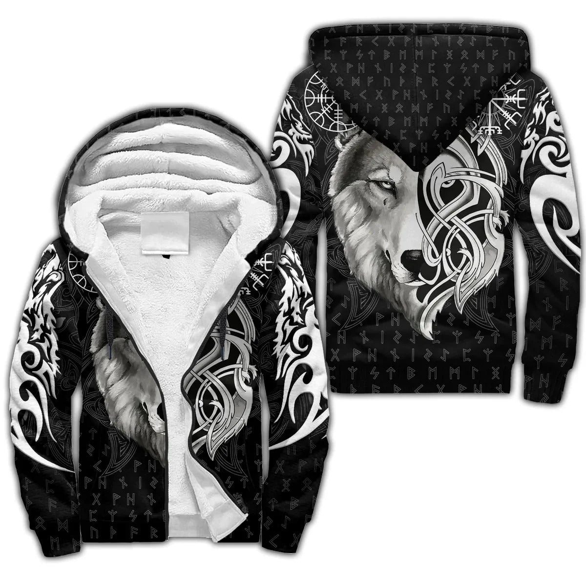 Vikings Zip Hoodie Jackets