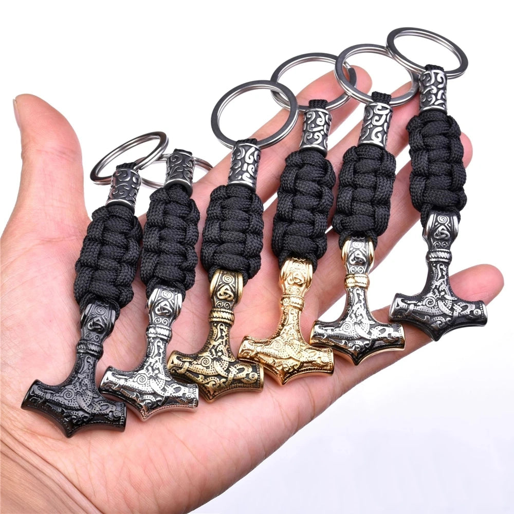 Vikings Thor's Hammer Keychain