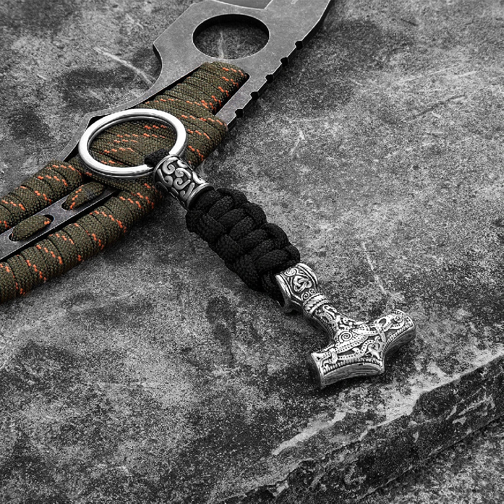 Vikings Thor's Hammer Keychain
