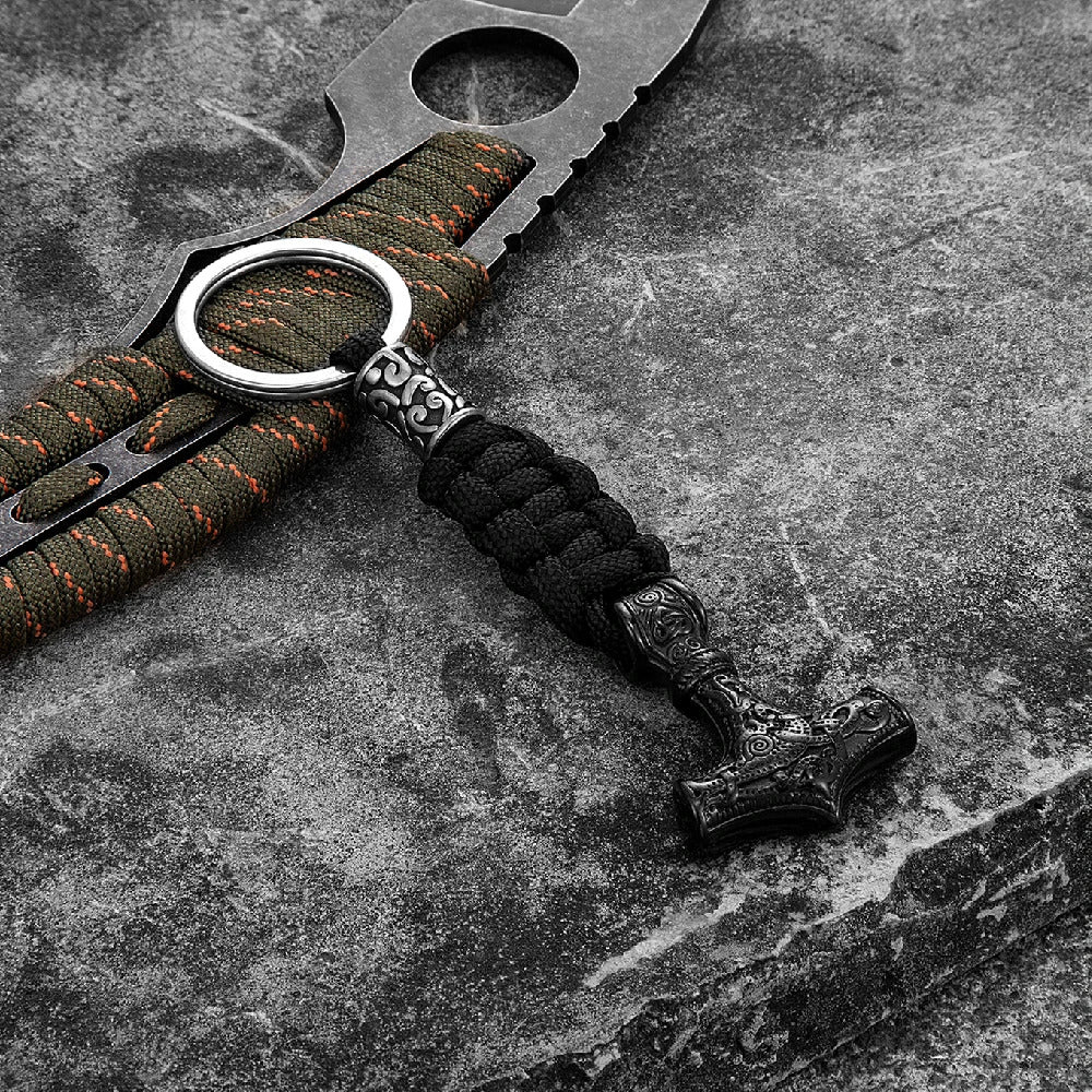 Vikings Thor's Hammer Keychain