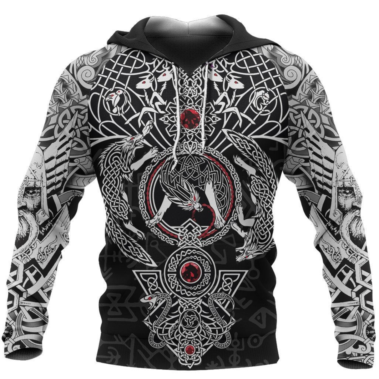 Vikings Wolf Hoodies