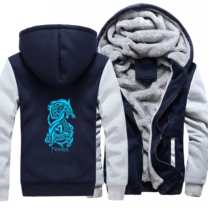 Fenrir Viking Hoodie Jacket