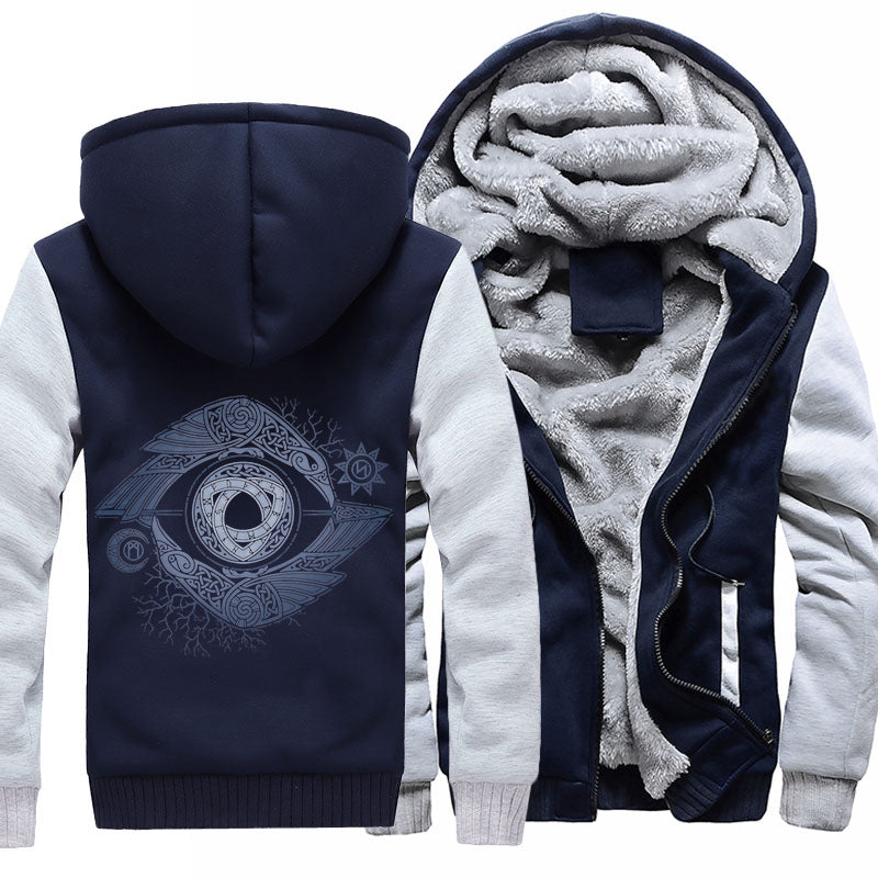Odin's Eye Viking Hoodie Jacket