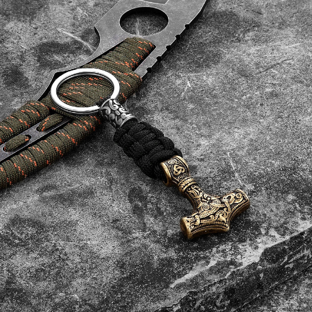 Vikings Thor's Hammer Keychain