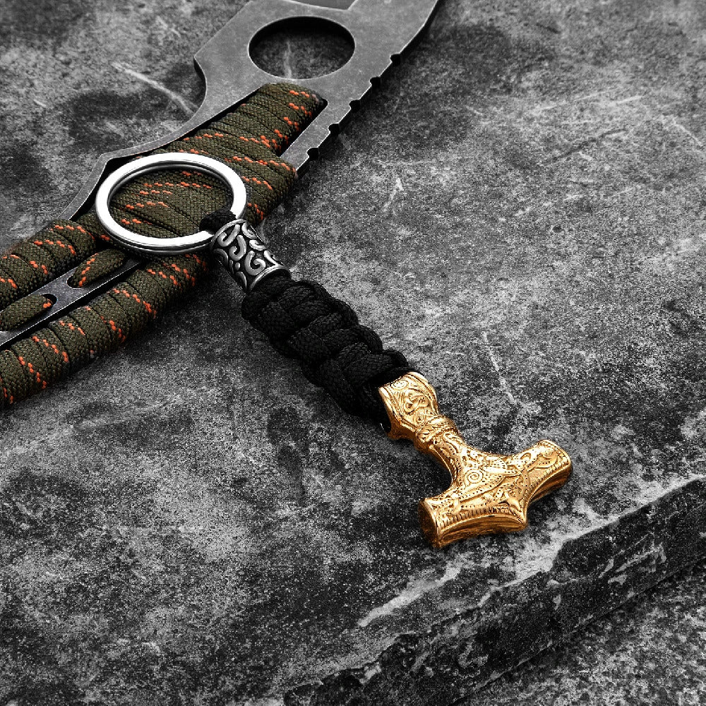 Vikings Thor's Hammer Keychain
