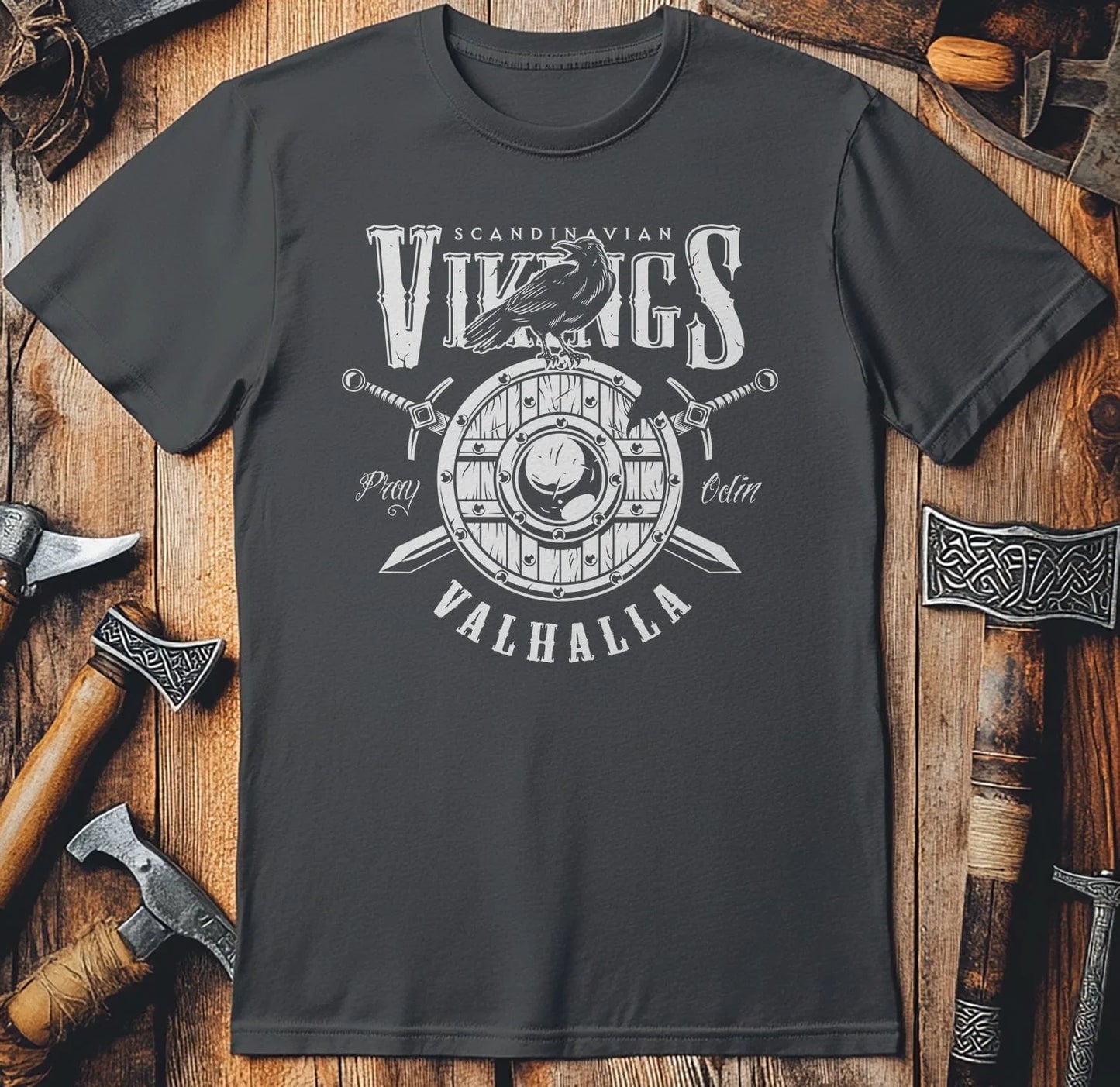 Scandinavian Vikings Valhalla T-Shirt