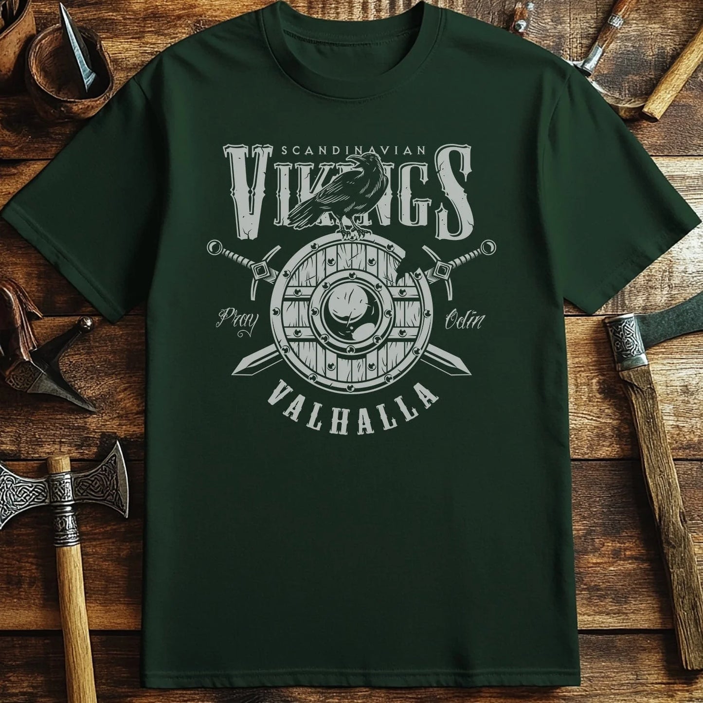 Scandinavian Vikings Valhalla T-Shirt