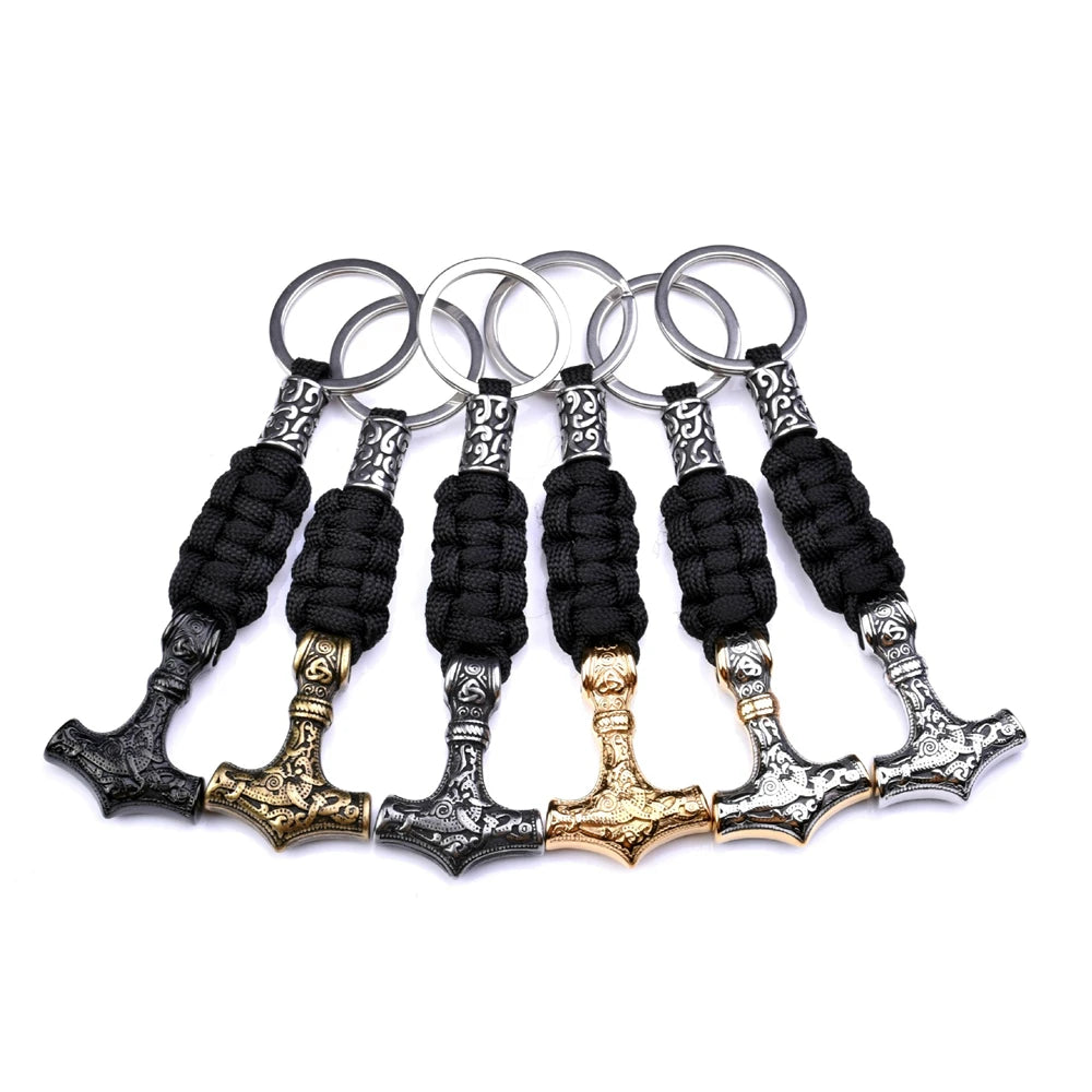 Vikings Thor's Hammer Keychain