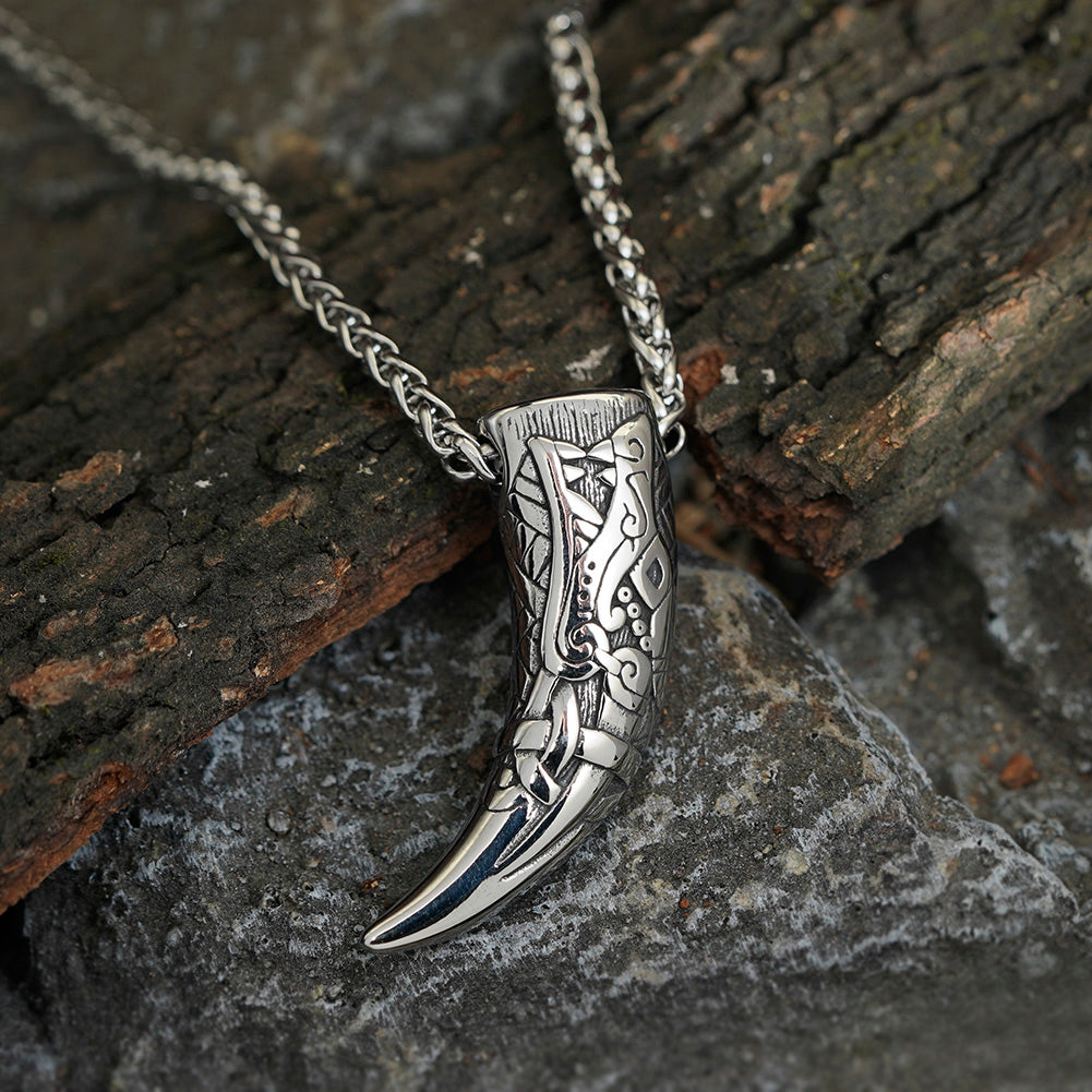 Viking Wolf Tooth Necklace