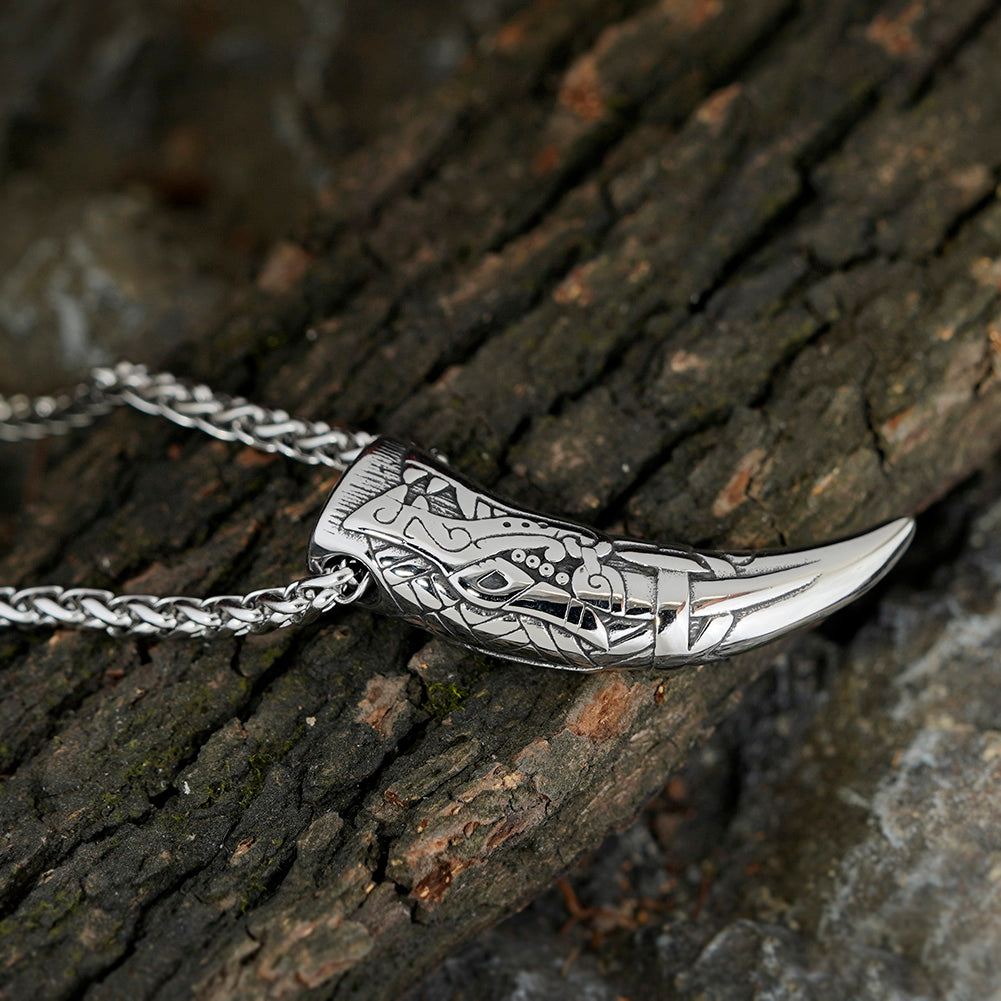 Viking Wolf Tooth Necklace