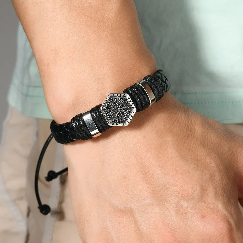 Vintage Vikings Vegvisir Bracelet