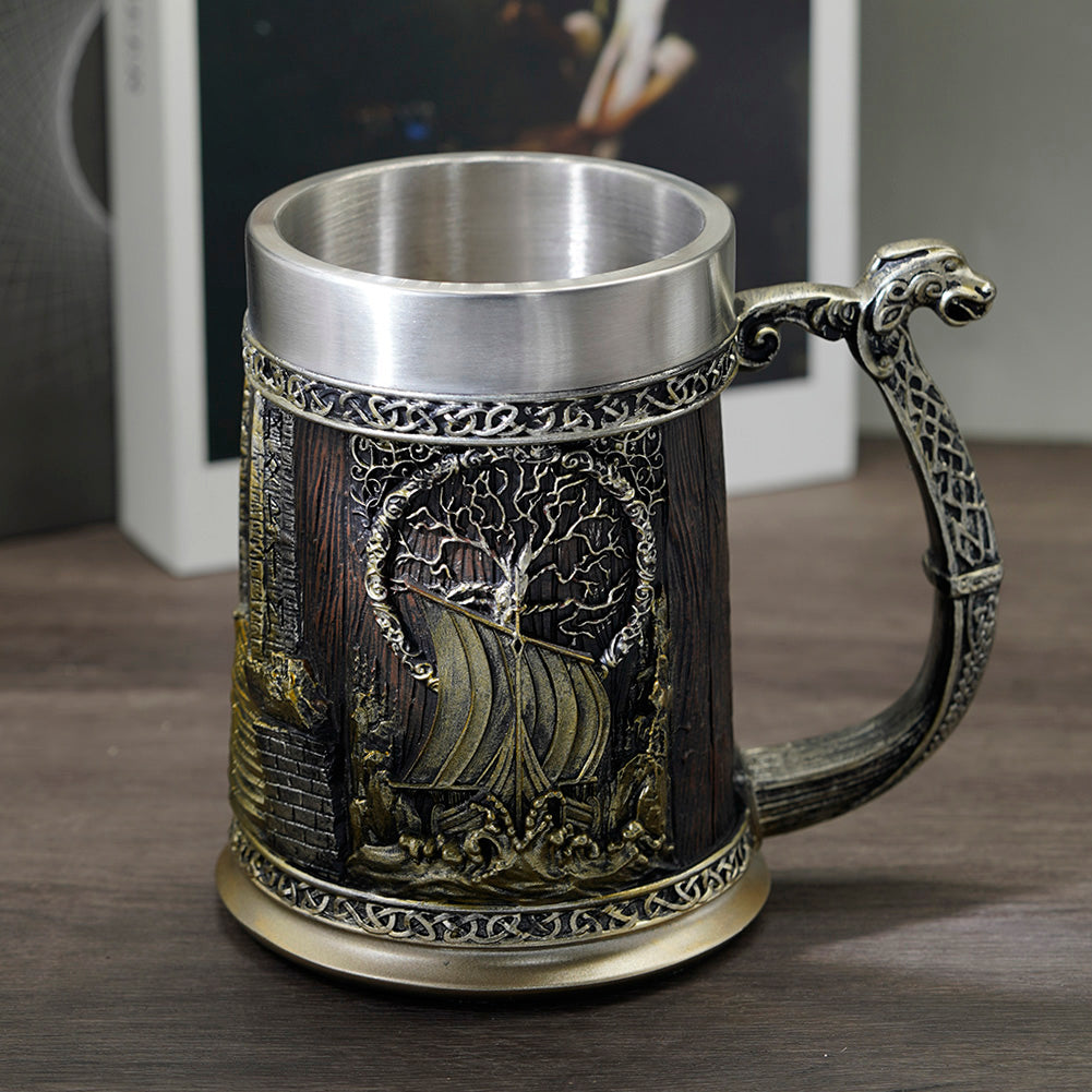 Viking Ship Valhalla Mug