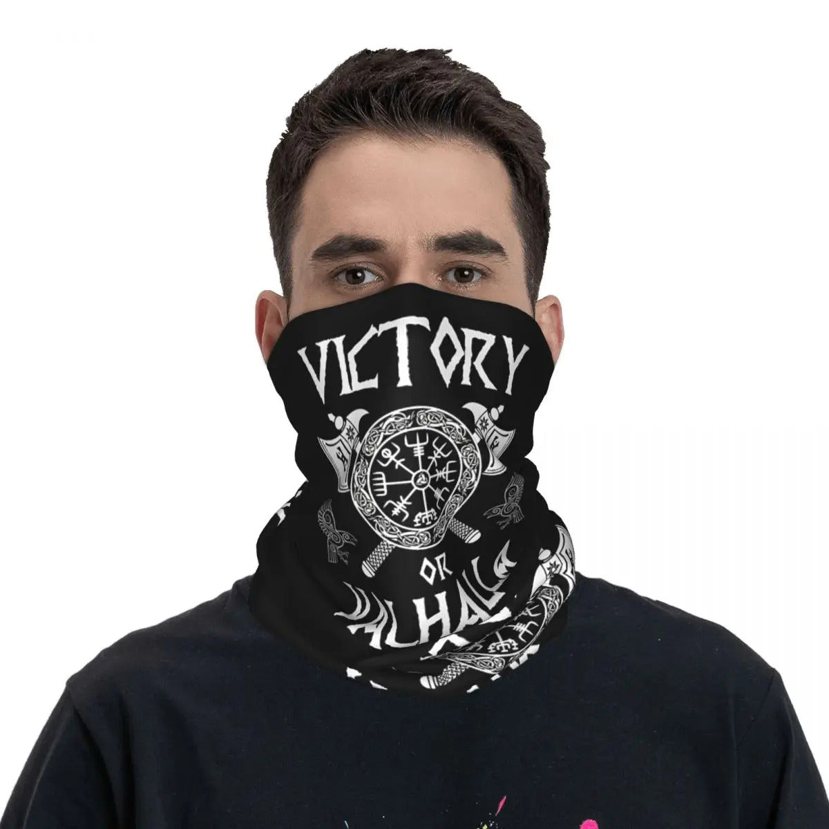Victory Or Valhalla Viking Scarf