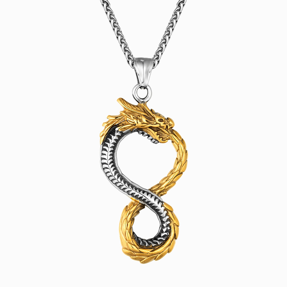 Viking Dragon Necklace