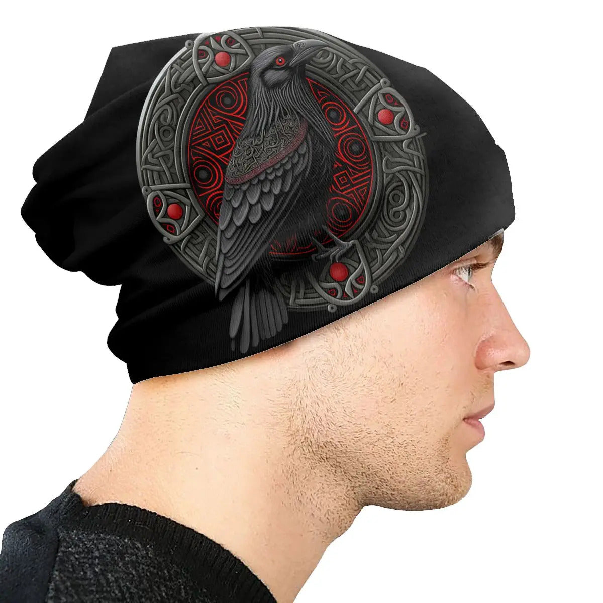 Viking Black Raven Cap