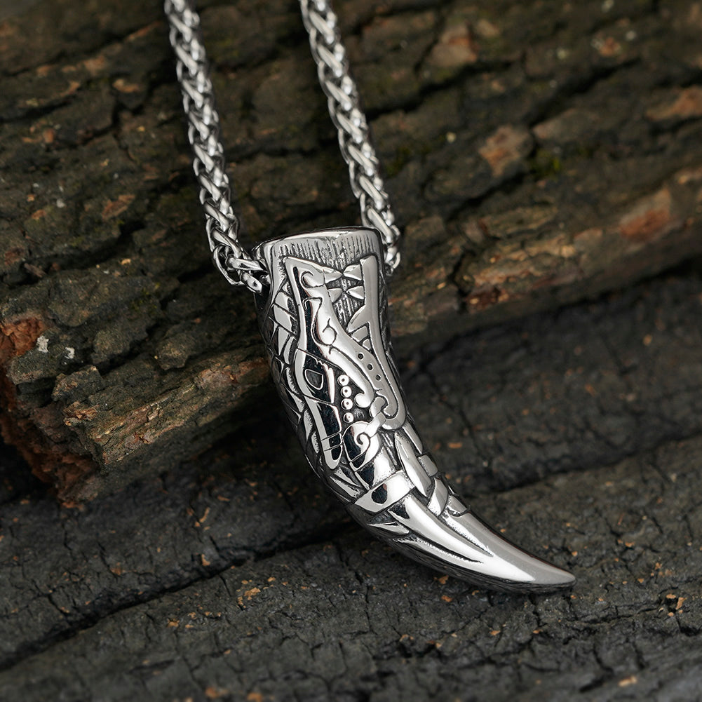 Viking Wolf Tooth Necklace