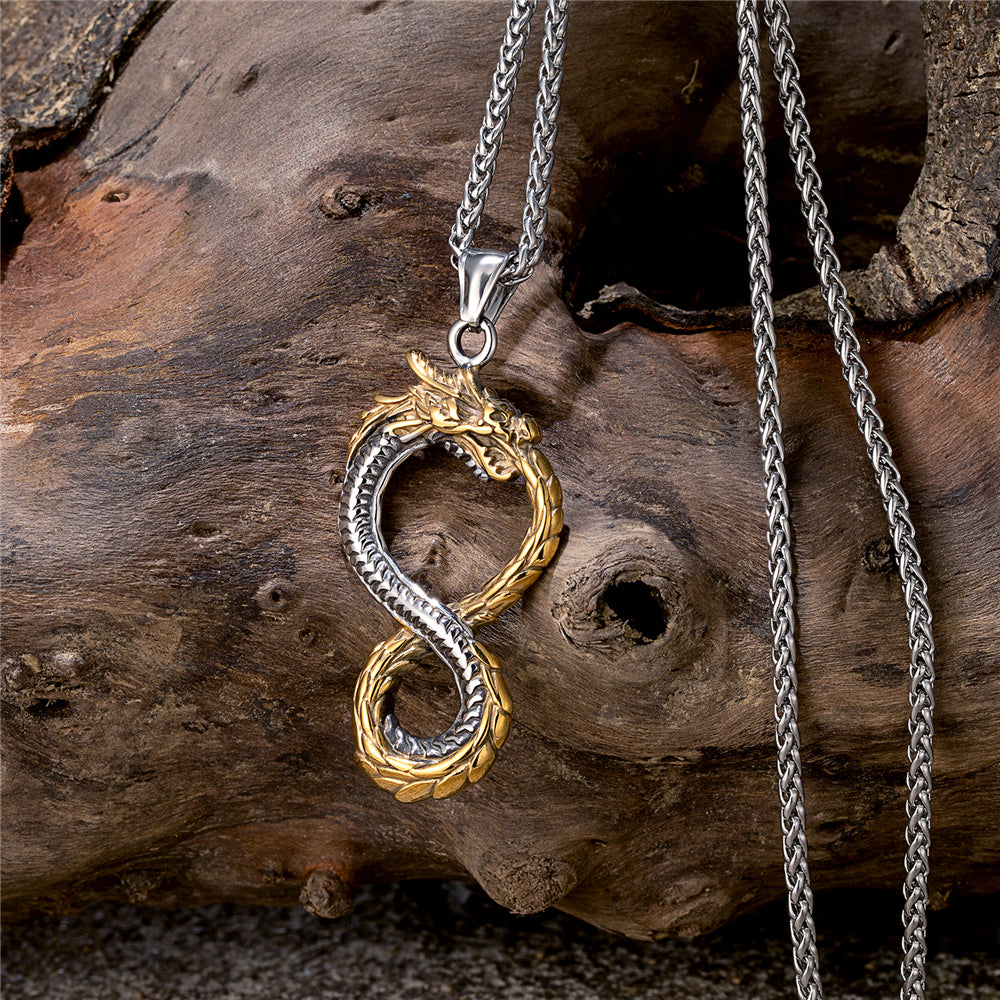 Viking Dragon Necklace