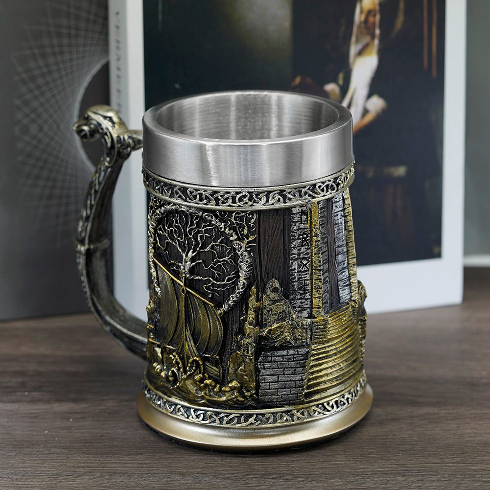 Viking Ship Valhalla Mug