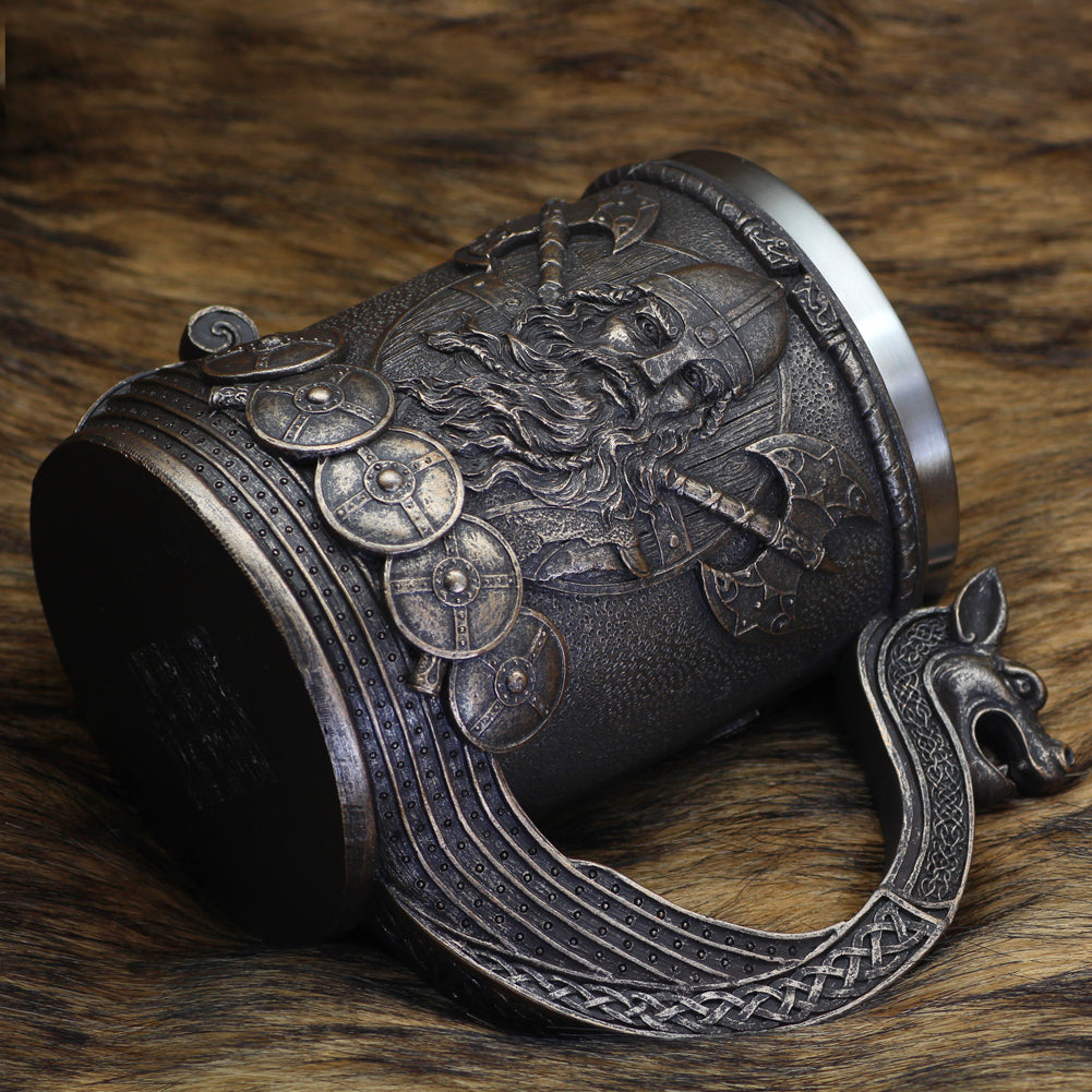 Viking Ship Tankard Beer Mug