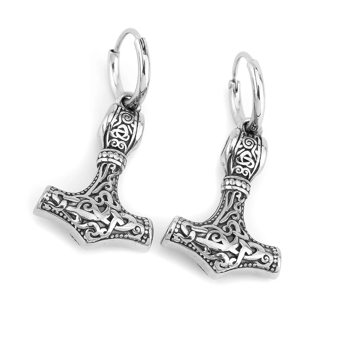 Thor's Hammer Earrings