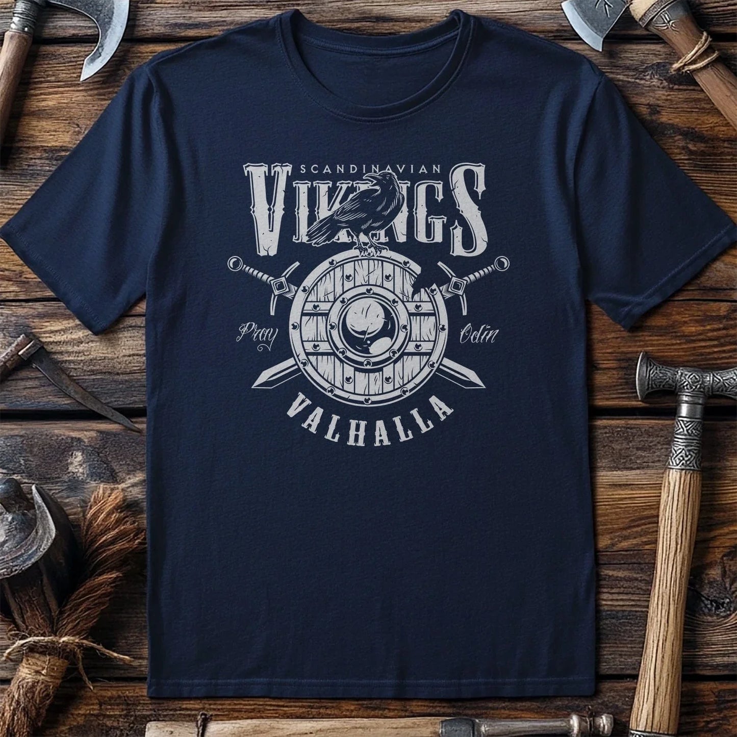 Scandinavian Vikings Valhalla T-Shirt