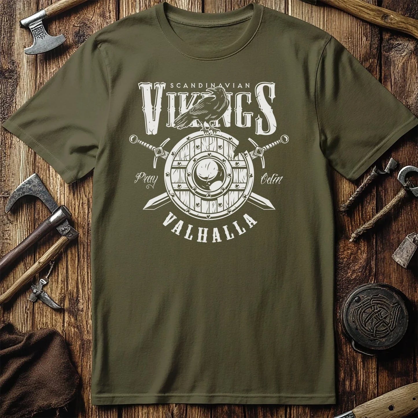Scandinavian Vikings Valhalla T-Shirt