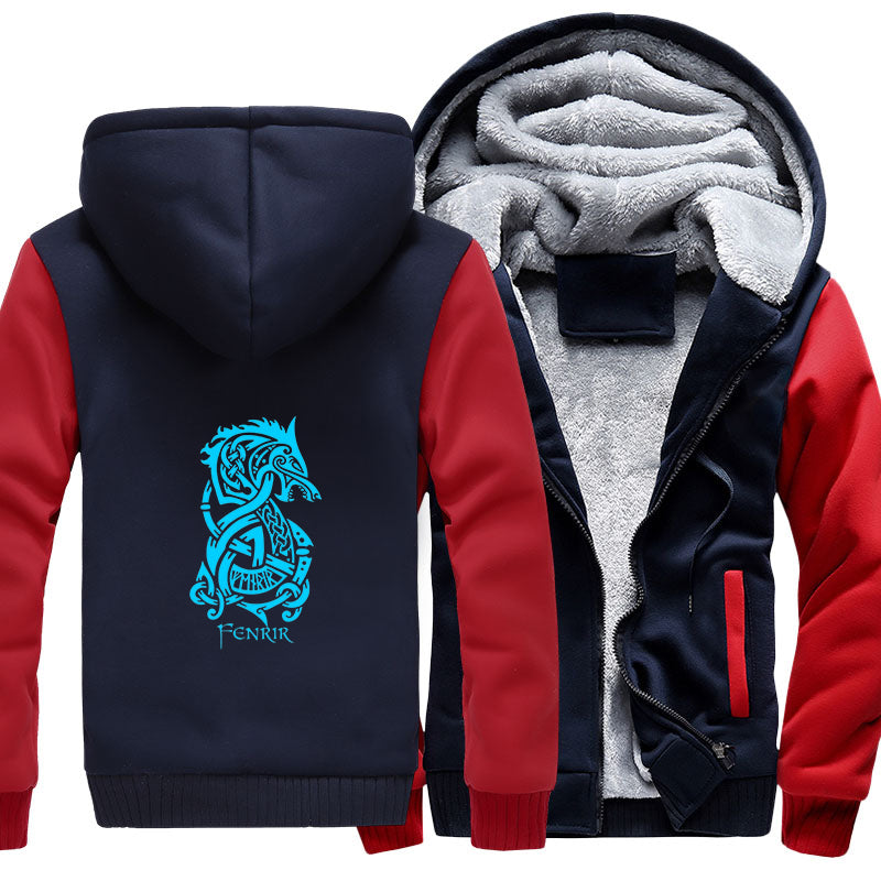Fenrir Viking Hoodie Jacket