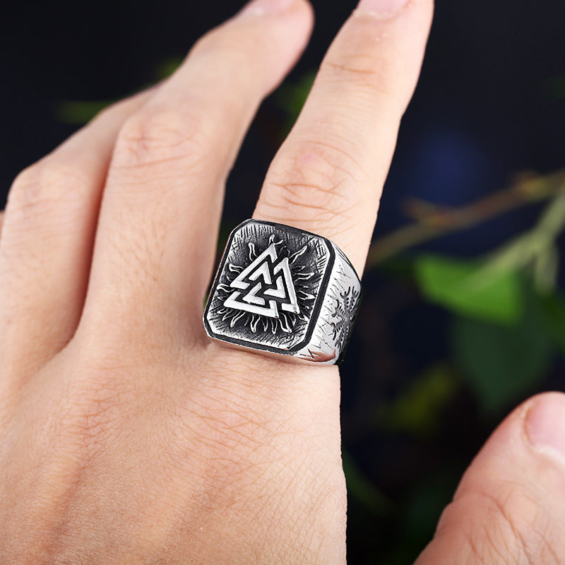 Viking Symbols Ring