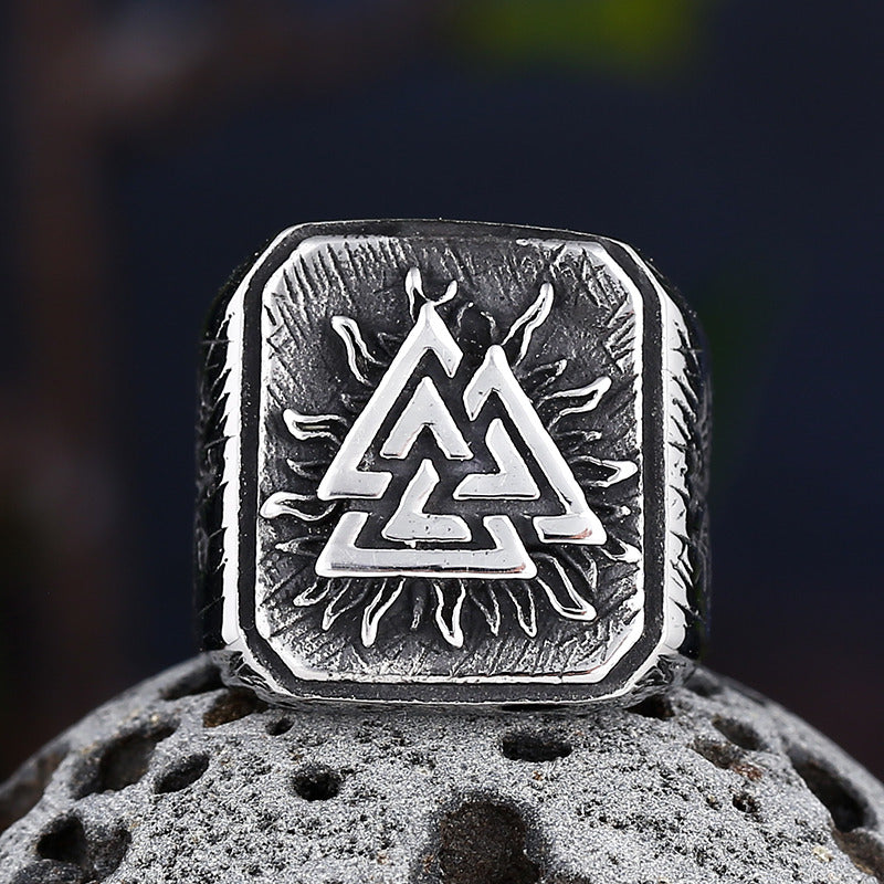 Viking Symbols Ring