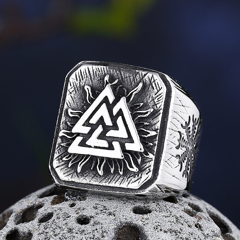 Viking Symbols Ring