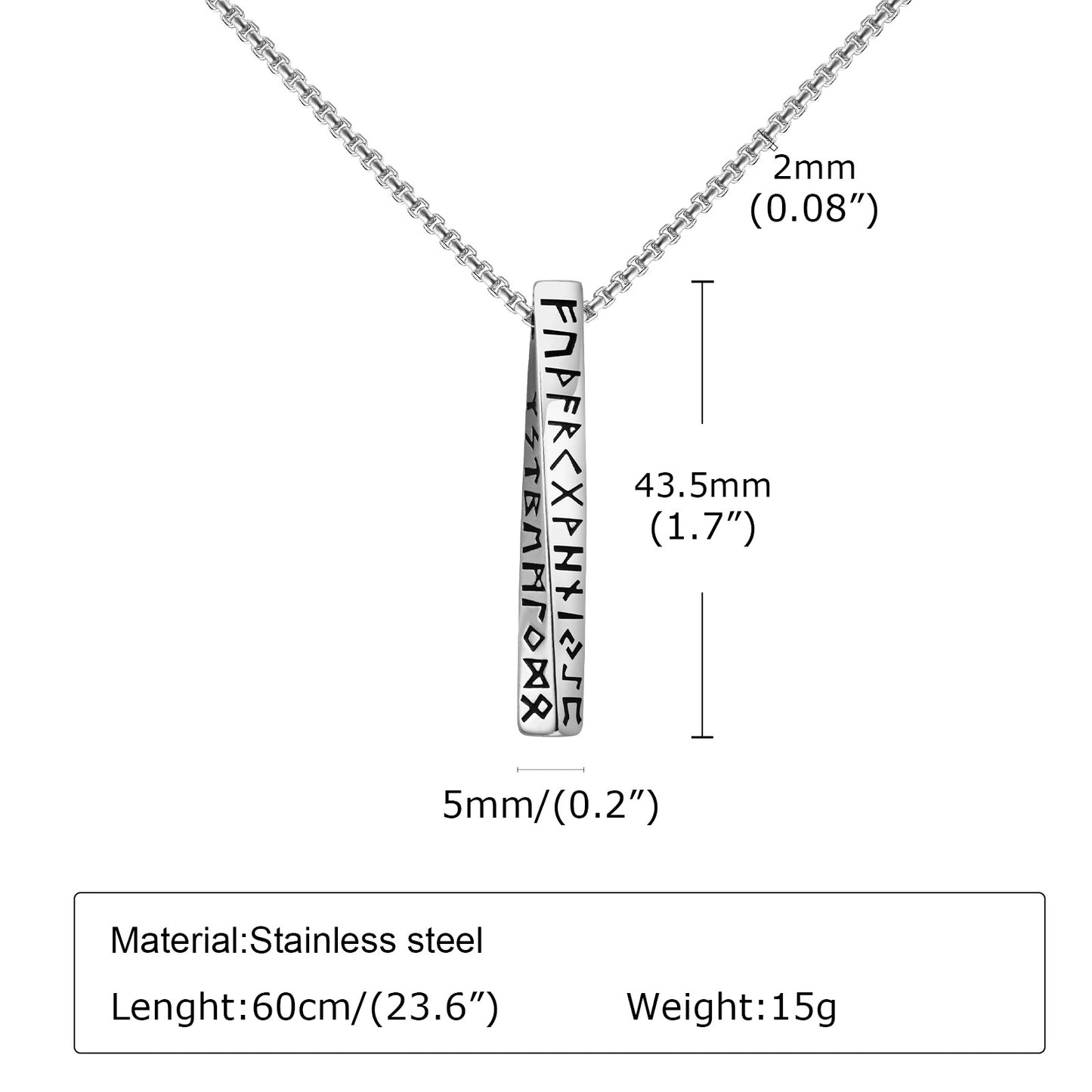 Viking Runes Necklace