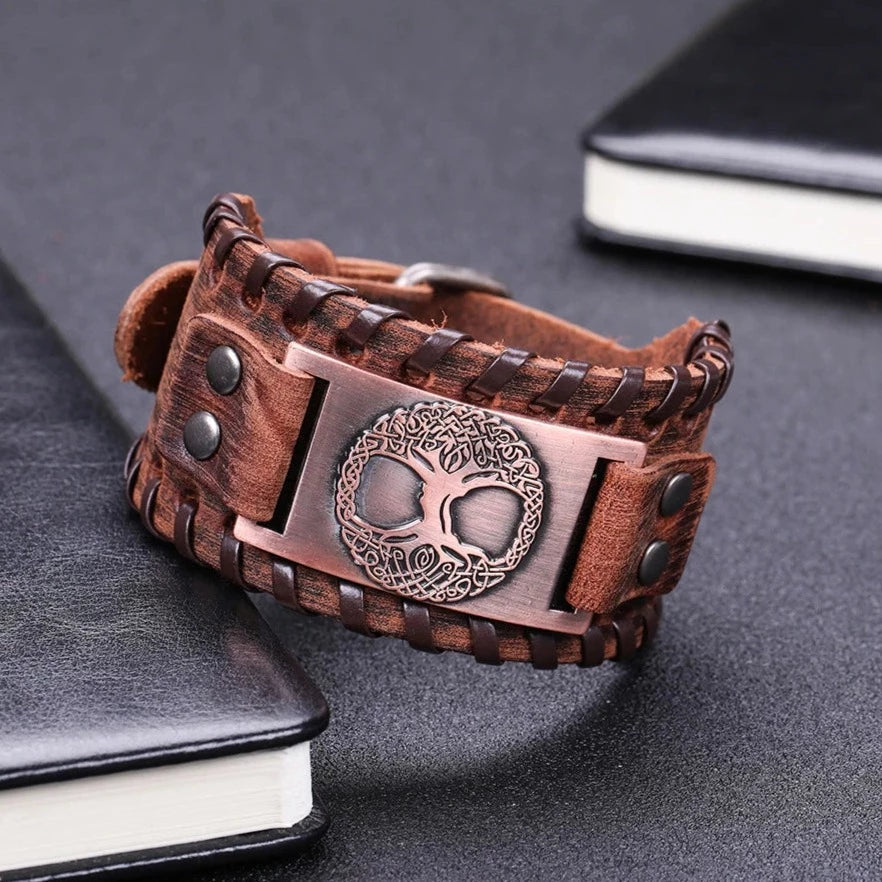 Handmade Viking Yggdrasil Bracelet