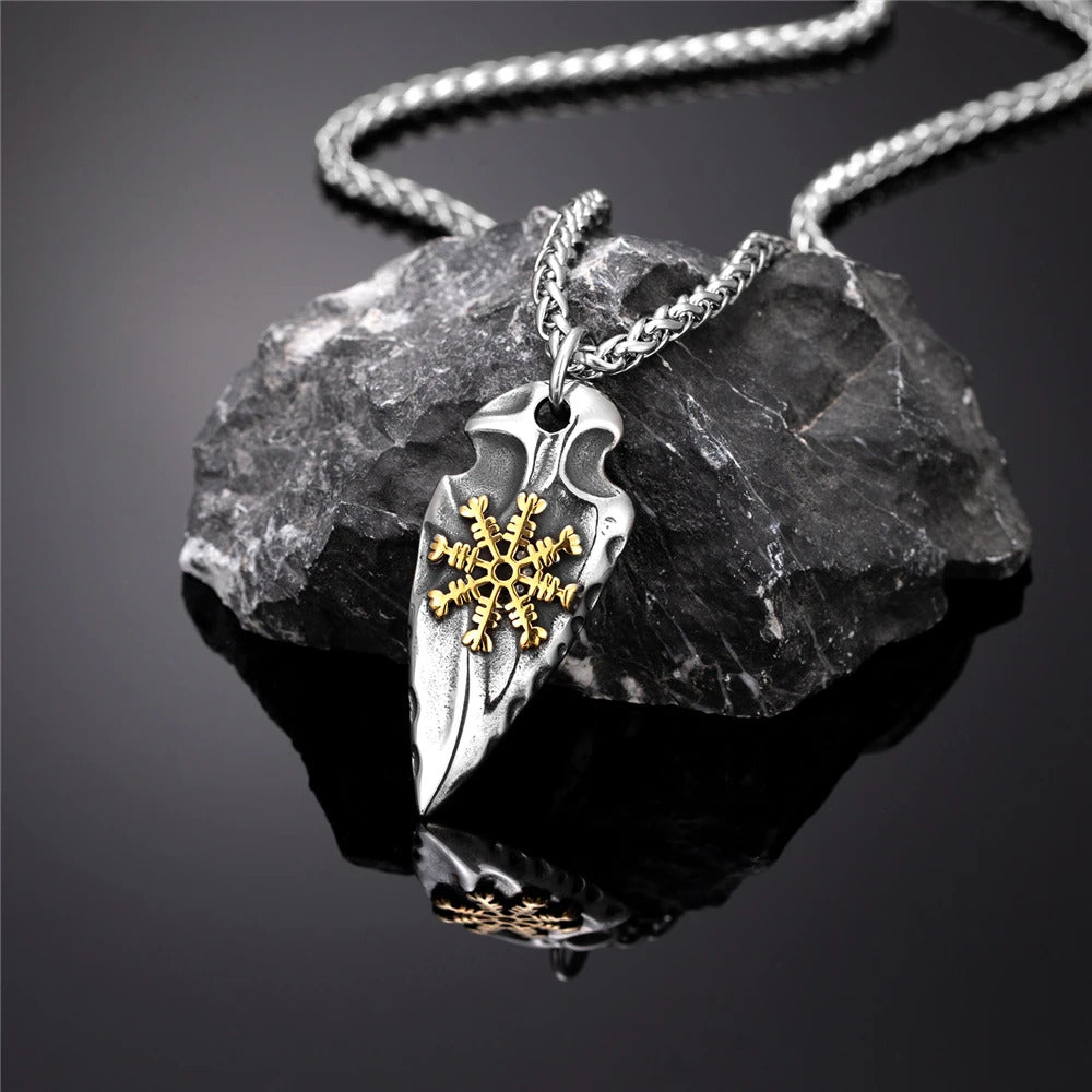 Viking Rune Shield Necklace