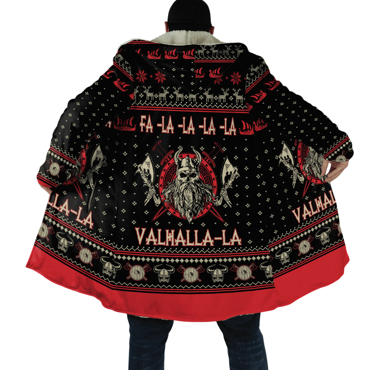 Christmas Vikings Cloak