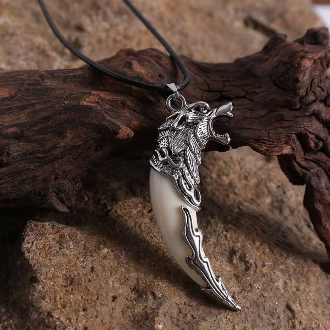 Viking Wolf Teeth Necklace