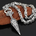 Viking Necklace With Gungnir (Odin Spear) Pendant