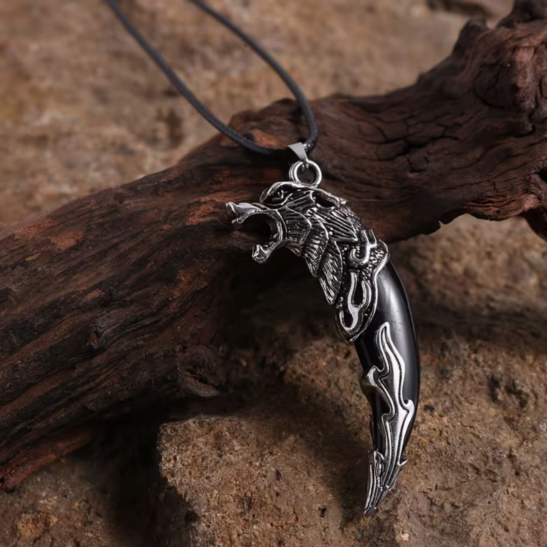 Viking Wolf Teeth Necklace