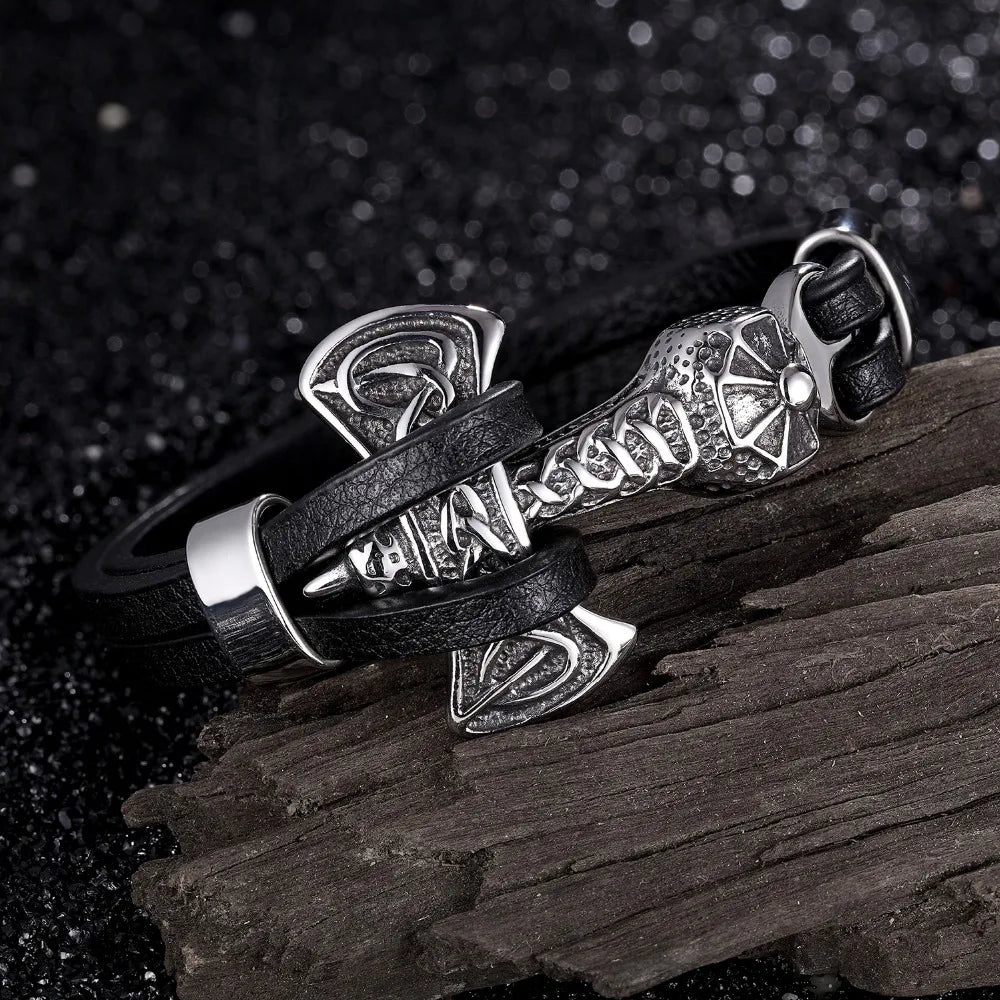 Thor's Hammer Mjölnir Viking Bracelet