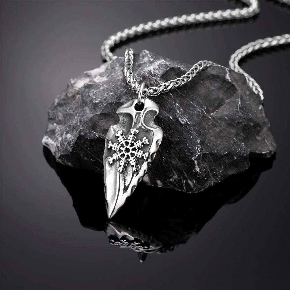 Viking Rune Shield Necklace