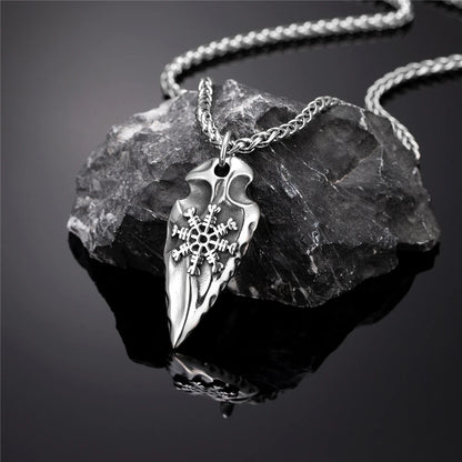 Viking Rune Shield Necklace