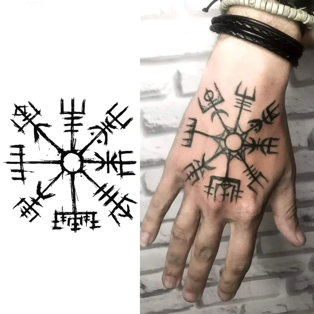 Vegvisir Temporary Tattoo