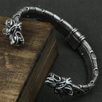 Wolf Head Viking Bracelet