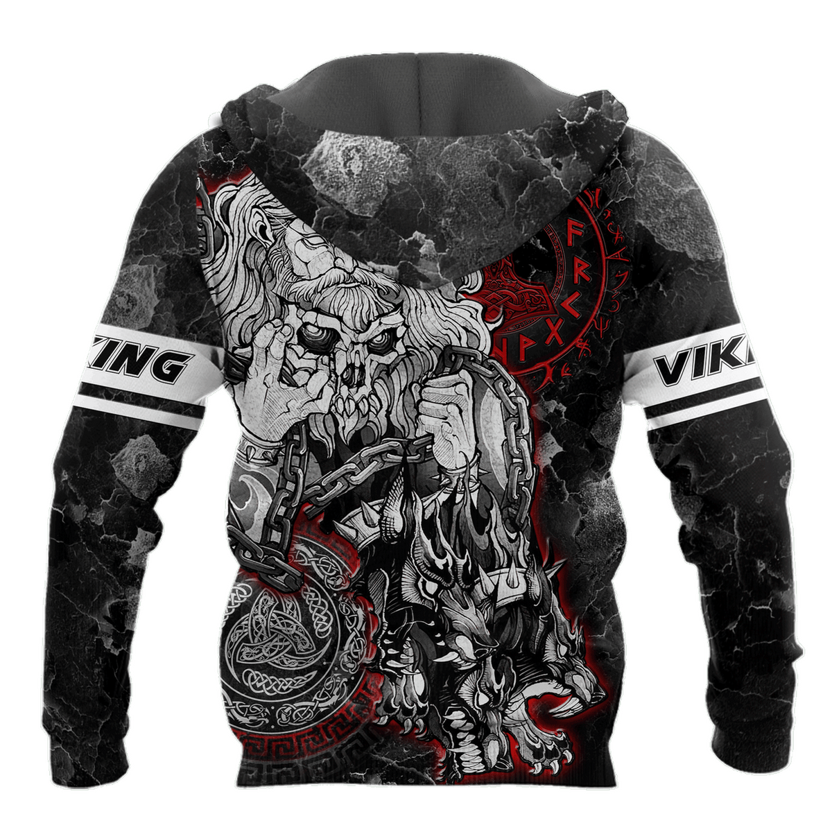 Viking All Over Printed Hoodie