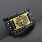 Handmade Viking Wolf Head Bracelet