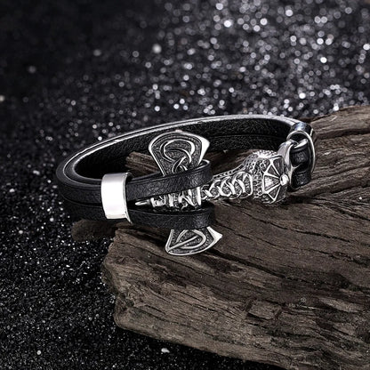 Thor's Hammer Mjölnir Viking Bracelet