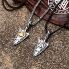 Vikings Valknut Spear Necklace